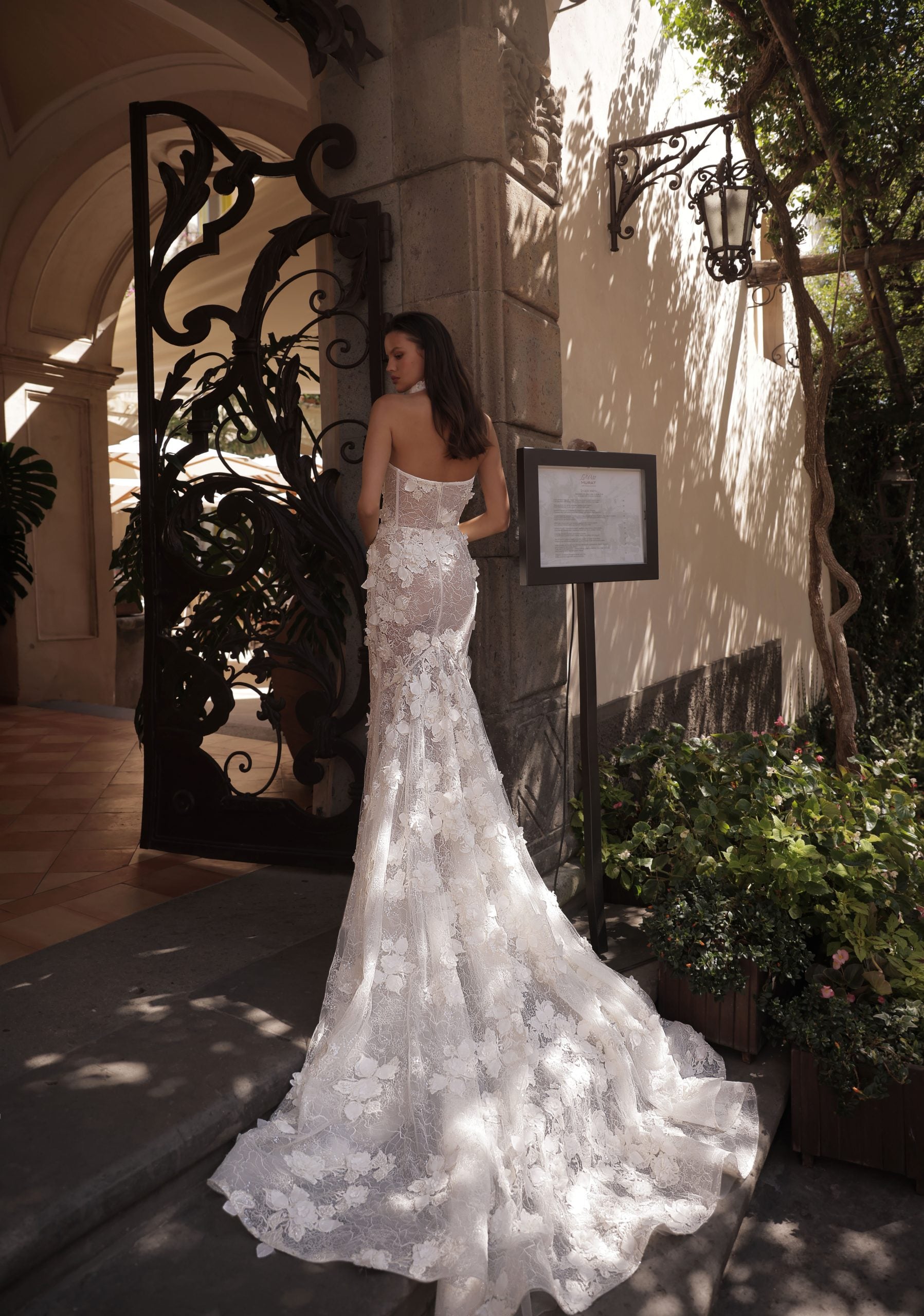 Chic And Romantic Floral Fit-and-Flare Gown by Eden Aharon - Image 2