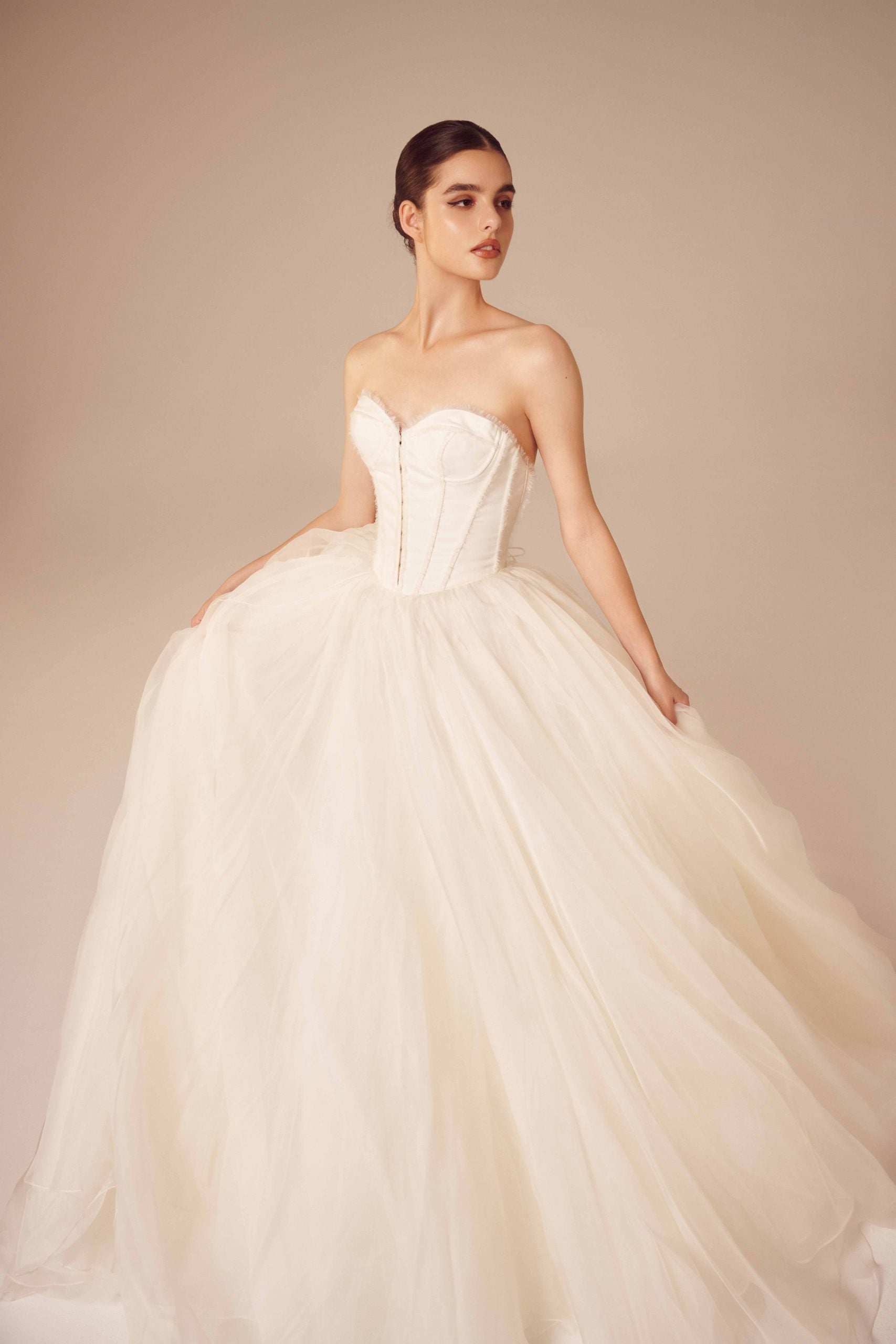 Grand Organza Overskirt by Nicole + Felicia - Image 1