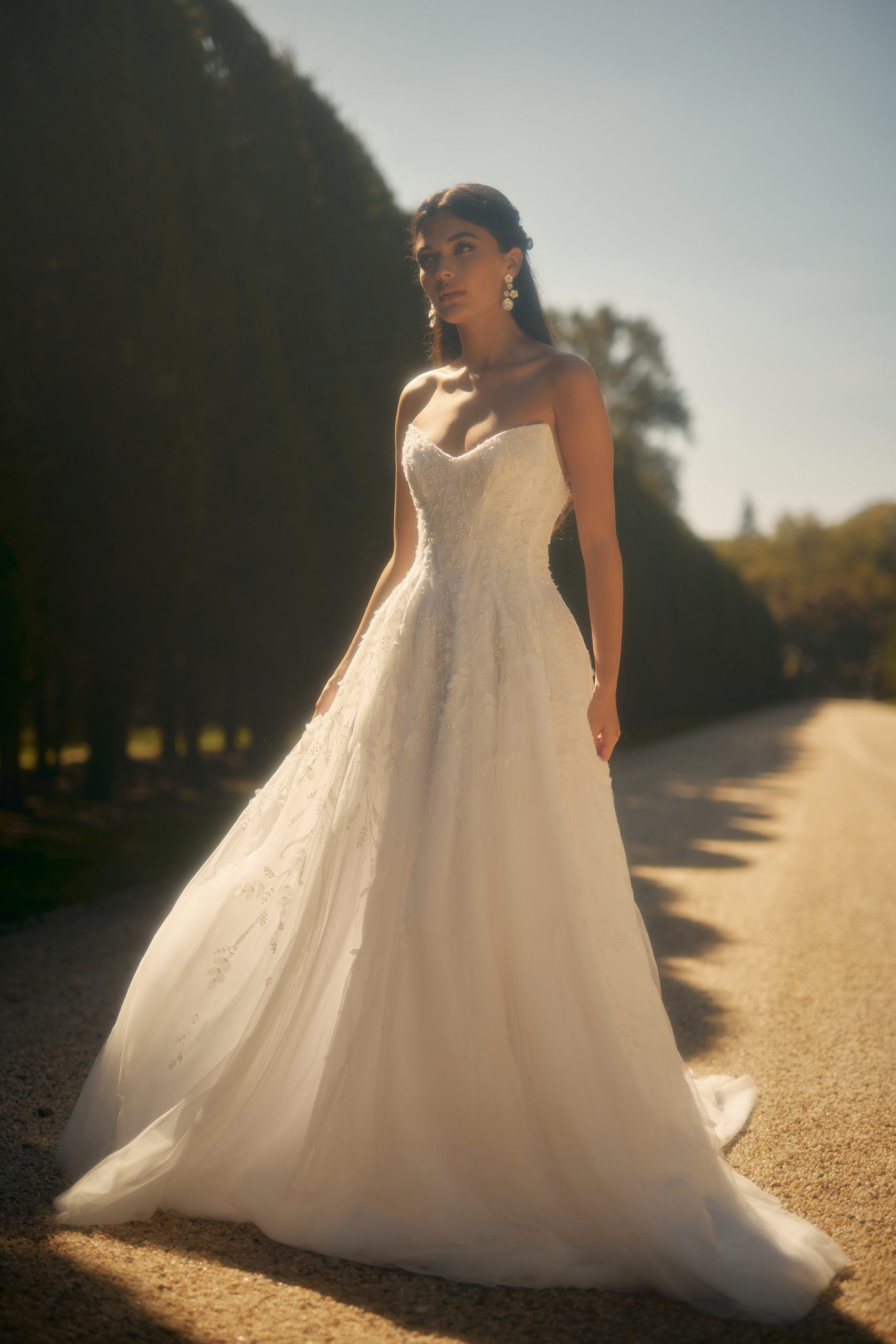 Organic And Romantic Modified A-Line Gown by Enaura Bridal - Image 1