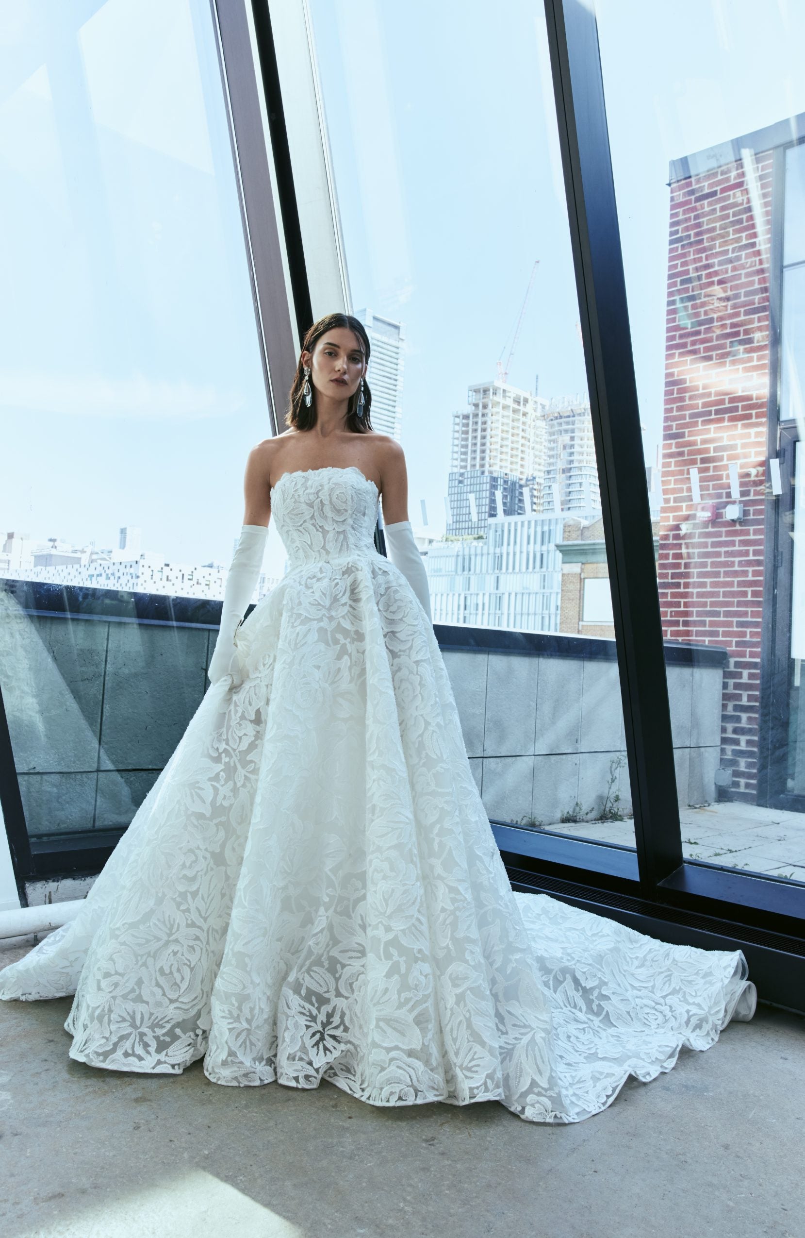 Romantic Strapless Floral Ball Gown Kleinfeld Bridal