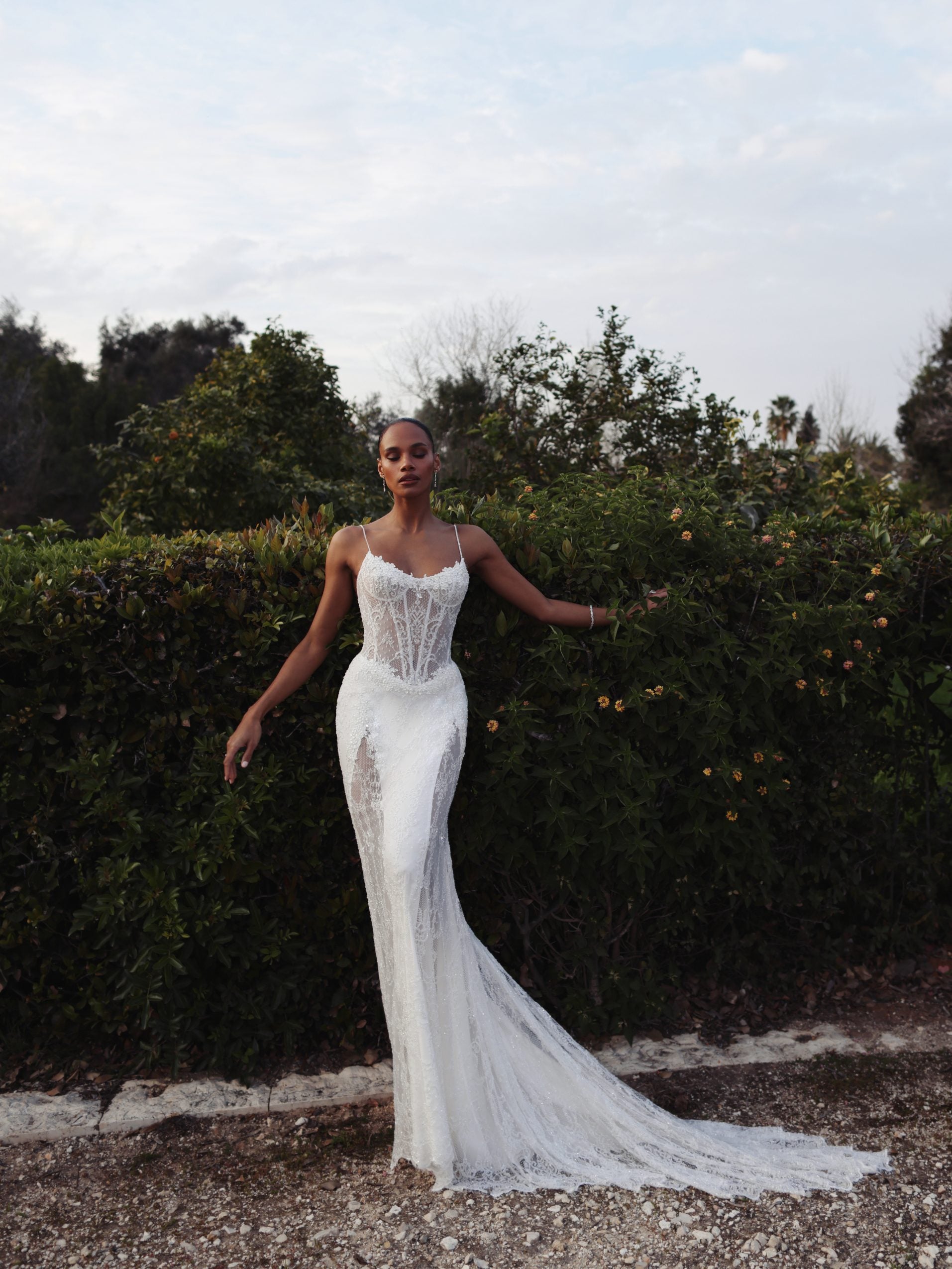 Chic And Sexy Lace Sheath Wedding Dress | Kleinfeld Bridal