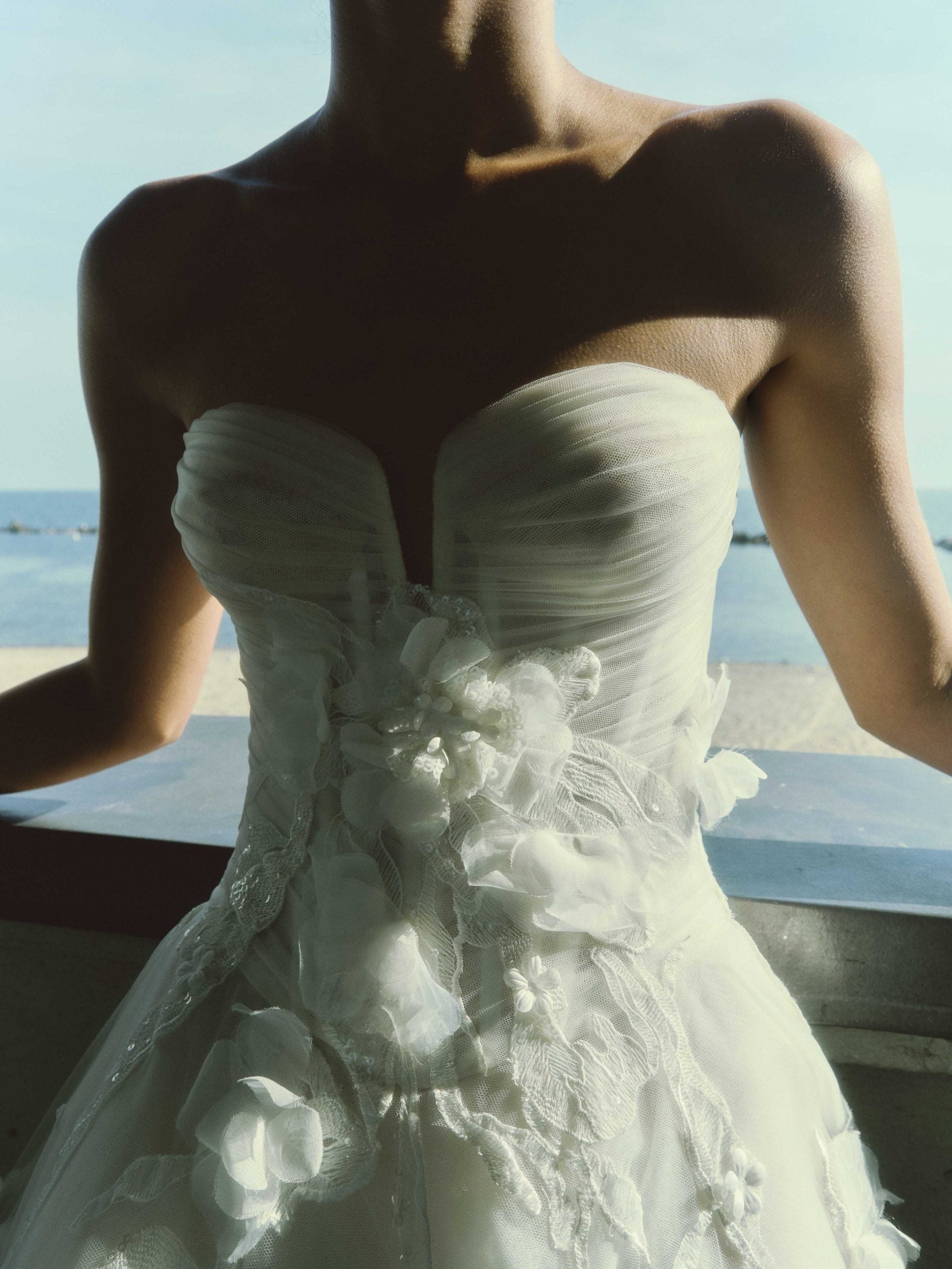 Romantic And Ethereal 3D Floral Tulle Ball Gown Kleinfeld Bridal