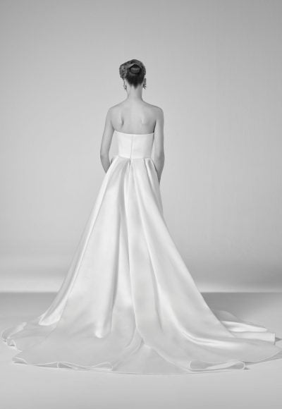 Chic and Sophisticated Satin Sheath Wedding Dress by Viktor & Rolf - Image 2