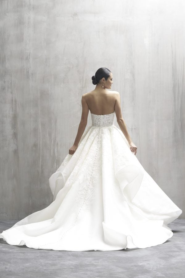 Dramatic And Ethereal Tiered Ball Gown by Allure Bridals - Image 2