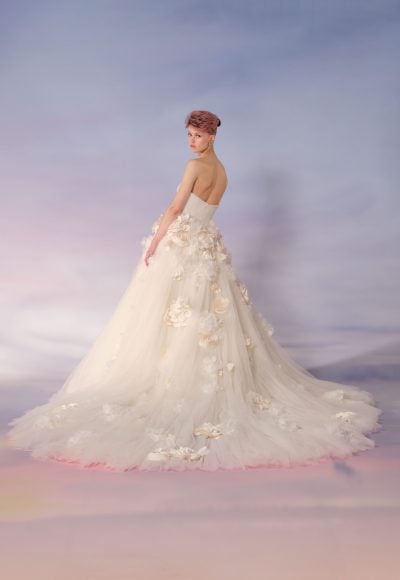 Dramatic 3D Floral Tulle Ball Gown by Viktor & Rolf - Image 2