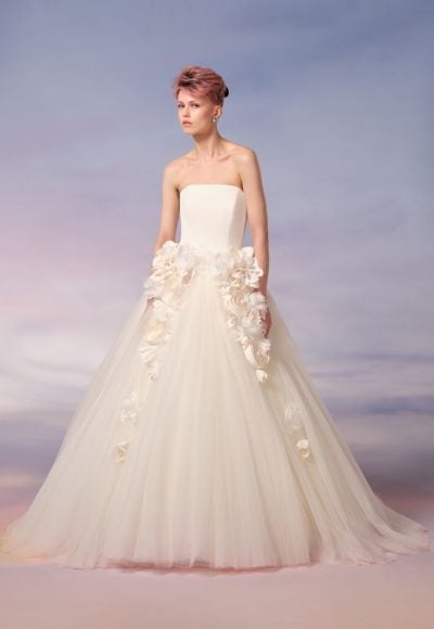 Dramatic 3D Floral Tulle Ball Gown by Viktor & Rolf