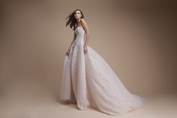 Regal And Romantic Strapless Lace Ball Gown by Jaclyn Whyte - Image 1