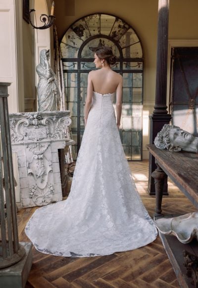 Plus-Size Chic And Romantic Lace Modified A-Line Wedding Dress by Sareh Nouri - Image 2