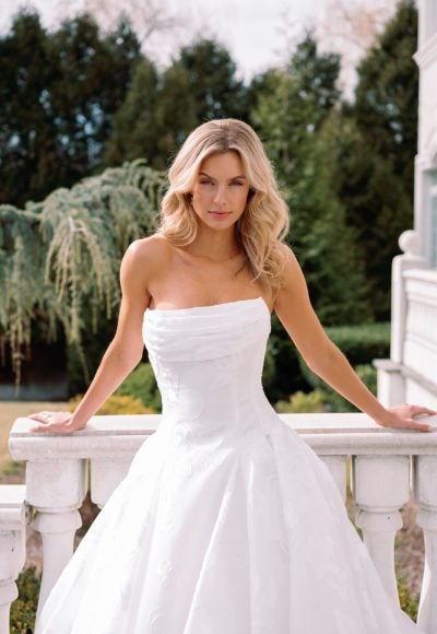 Chic And Romantic Silk Organza Ball Gown by Verdin Bridal - Image 3