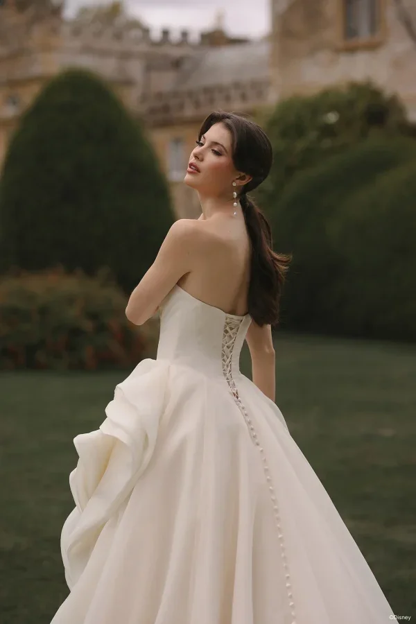 Timeless Ball Gown With Sculpted Basque Waist by Disney Fairy Tale Weddings Collection - Image 2
