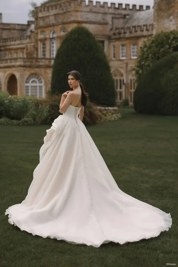 Timeless Ball Gown With Sculpted Basque Waist by Disney Fairy Tale Weddings Collection - Image 3
