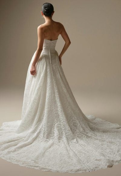 Ethereal All Over Lace A-Line Wedding Dress by Maggie Sottero - Image 4