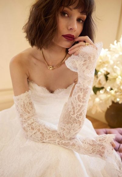 Ethereal All Over Lace A-Line Wedding Dress by Maggie Sottero - Image 2