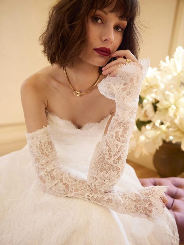 Ethereal All Over Lace A-Line Wedding Dress by Maggie Sottero - Image 2