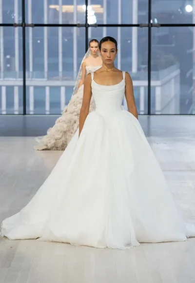 Modern And Elegant Ball Gown by Nicole + Felicia