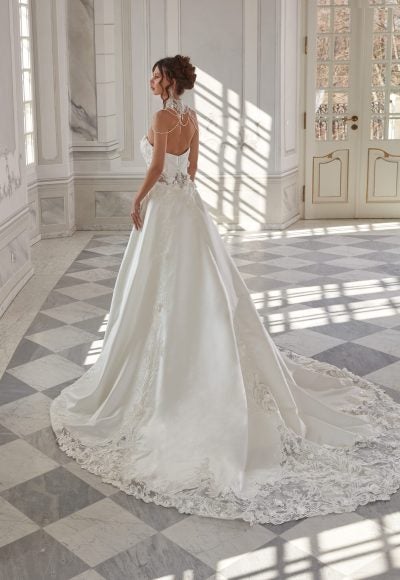 Delicate Mermaid Wedding Dress with Lace Accents by Vanilla Sposa - Image 2