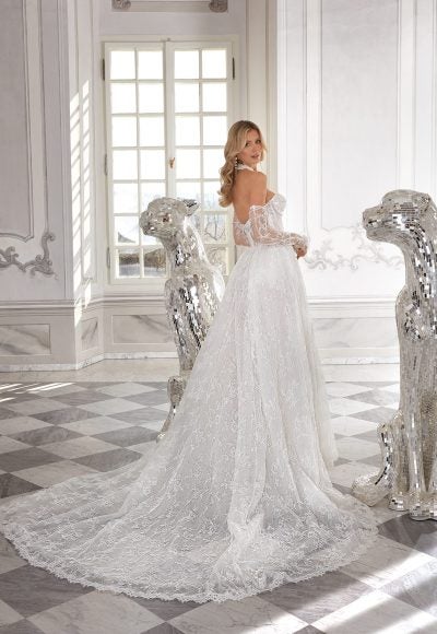 Modern Lace A-Line Wedding Dress by Vanilla Sposa - Image 2