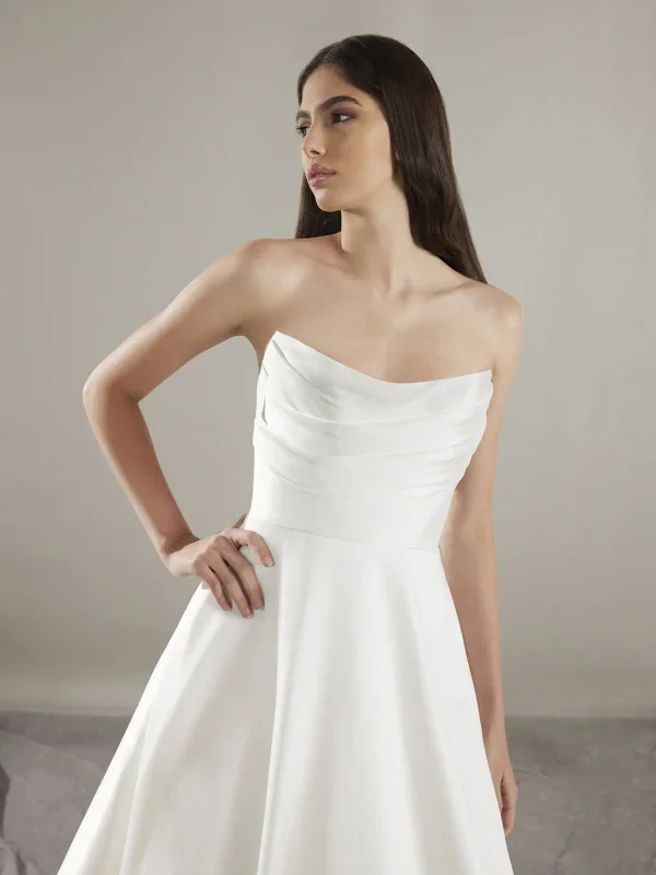 Timeless Strapless Ball Gown by Pronovias - Image 2