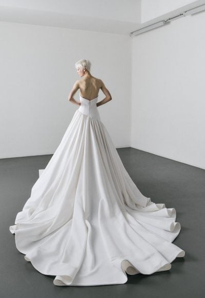Bold and Dramatic Strapless A-Line Wedding Dress by Viktor & Rolf - Image 2