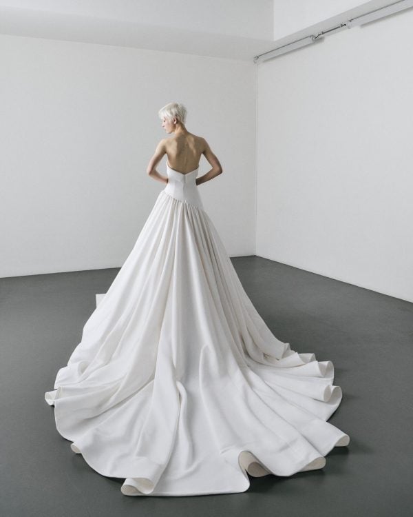 Bold and Dramatic Strapless A-Line Wedding Dress by Viktor & Rolf - Image 2