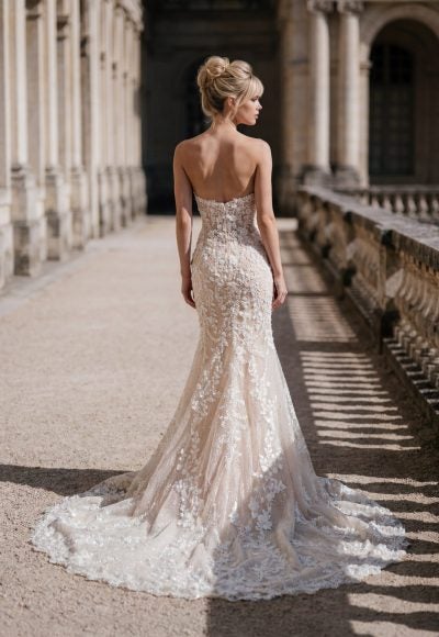 Romantic And Classic Fit-And-Flare Wedding Dress by Randy Fenoli - Image 2