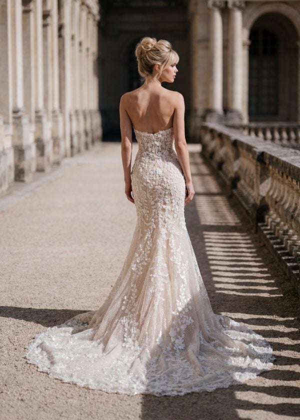 Romantic And Classic Fit-And-Flare Wedding Dress by Randy Fenoli - Image 2
