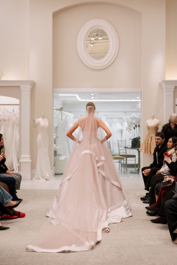 Dramatic Ballet Slipper Pink Ball Gown by Love by Pnina Tornai - Image 3