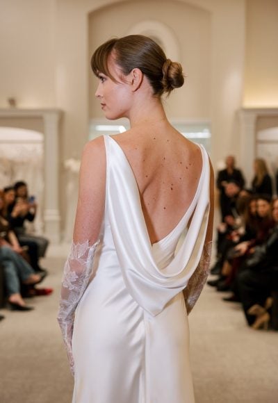 Chic and Simple Sheath Wedding Dress by Love by Pnina Tornai - Image 3
