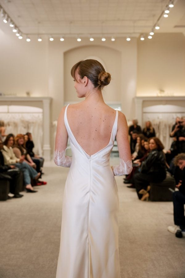 Chic and Simple Sheath Wedding Dress by Love by Pnina Tornai - Image 4