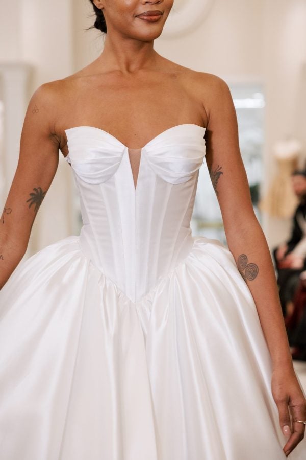 Chic And Simple Drop Waist Ball Gown by Love by Pnina Tornai - Image 2