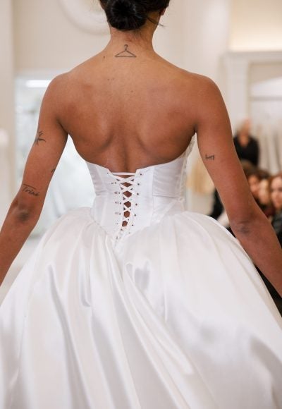 Chic And Simple Drop Waist Ball Gown by Love by Pnina Tornai - Image 3